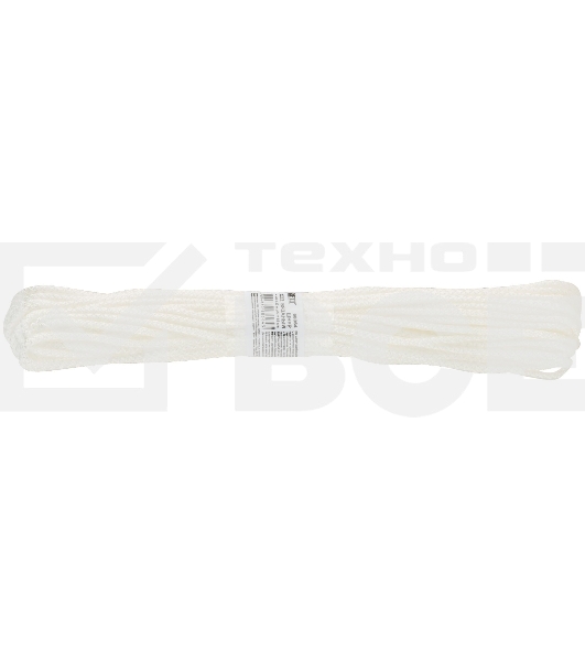 Шнур вязаный Fit 68364 полипропиленовый с сердечником 4 мм х 20 м, р/н= 65 кгс
