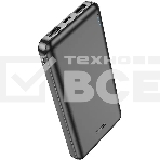Мобильный аккумулятор Hoco J100 High-ranking 10000mAh 2.1A 2xUSB-A черный, фото 1