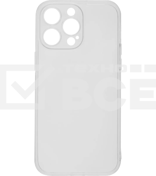 Чехол (клип-кейс) BoraSCO для Apple iPhone 14 Pro Max прозрачный (70801)