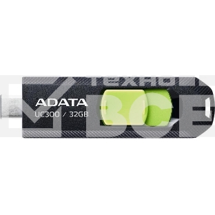Флеш диск A-Data 32Gb Type-C UC300 ACHO-UC300-32G-RBK/GN USB3.2 черный/зеленый