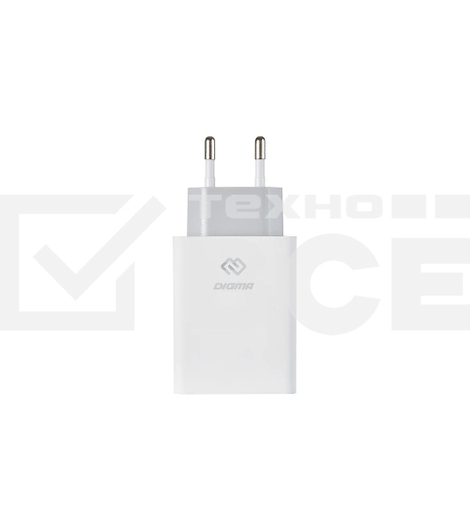 Сетевое зарядное устройство Digma DGWC-3U-5A-WG 5A универсальное белый