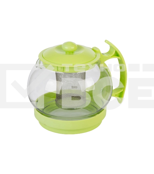 Чайник заварочный Mallony Decotto-1100 с пластик ручкой, фильтр из нерж ст, 1,1 л