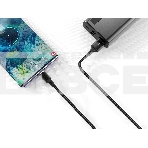 Кабель Smartbuy (iK-522-S14b) S14 Lightning черный, 3 А, 2 м,, фото3