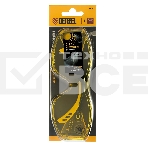 Очки защитные открытые Denzel поликарбонатные, увеличенная желтая линза, регулируемые дужки, фото5