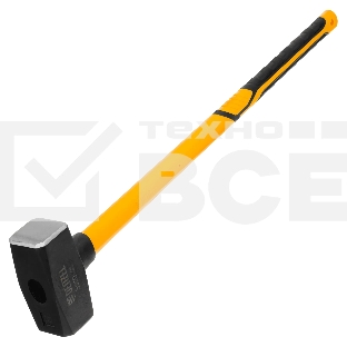 Кувалда Denzel 5000 г, кованая, фибергласовая рукоятка c TPR покрытием, 880 мм