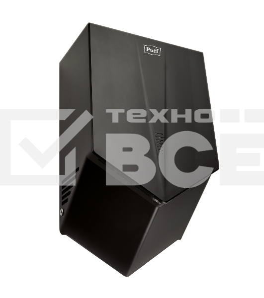 Сушилка для рук Puff 8802Bl 1200Вт черный