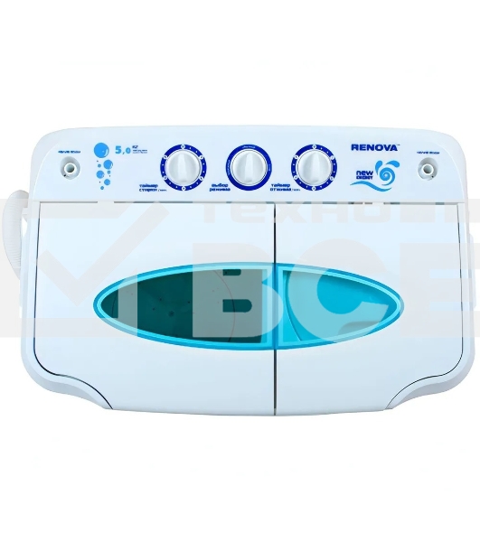 Стиральная машина Renova WS-50РЕТ белый, загрузка вертикальная 5 кг, 1350 об/мин., класс: А+