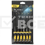 Набор надфилей Deli DL2141 6шт подшипниковая сталь, противоскользящая рукоятка, фото2