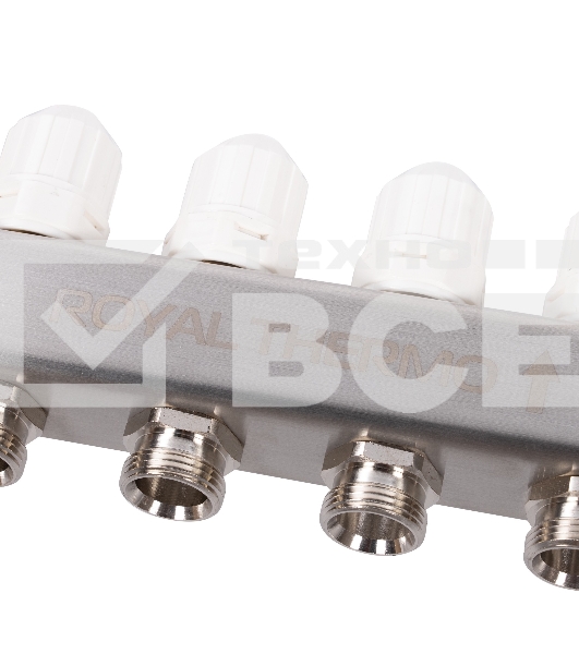 Коллектор Royal Thermo нерж. в сборе с расходомерами 1