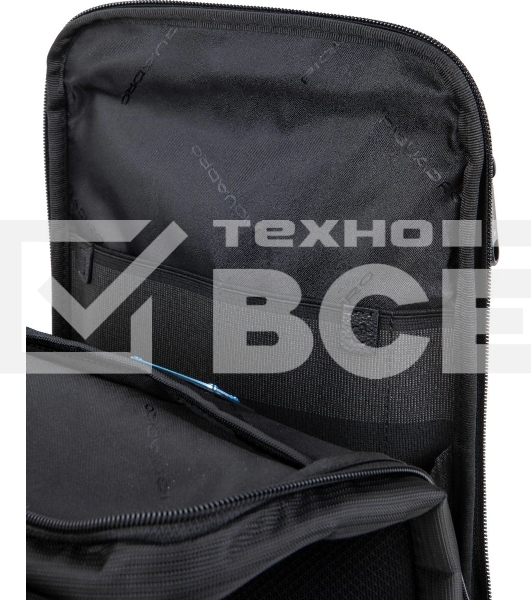 Рюкзак слинг мужской Piquadro Marcel CA6448W138/N черный нейлон/натур.кожа