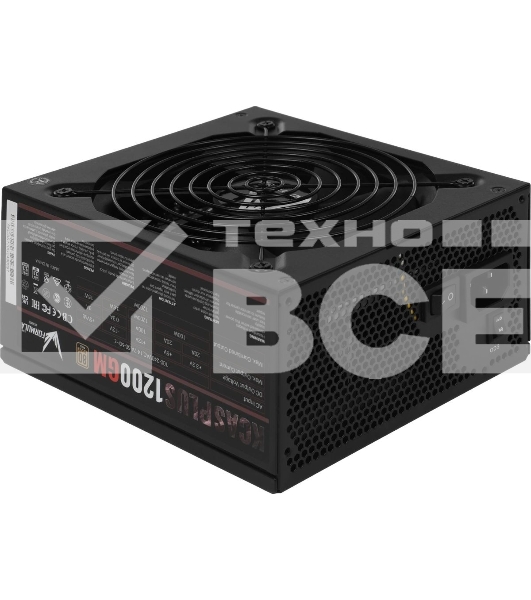 Блок питания Aerocool/Formula KCAS PLUS 1200GM V2, 1200Вт, 80 PLUS Gold, модульный, 140мм, черный