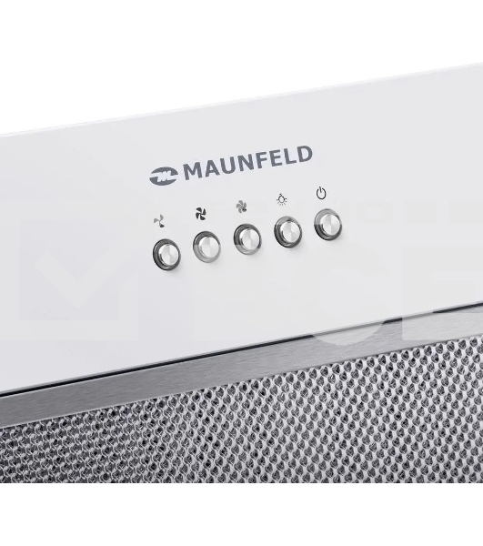 Вытяжка встраиваемая Maunfeld Trapeze 602M белый, 60 см, 1150 куб. м/ч, 54 дБ