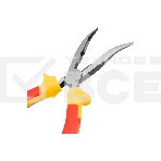 Длинногубцы Matrix изогнутые insulated 200 мм, двухкомпонентные рукоятки, фото6