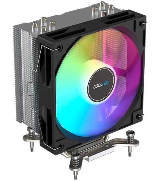 Вентилятор для процессора Coolleo CPU Cooler Etian CL-A40-ARGb Intel: LGA 115X/1200/1700/1851 AMD: AM4/AM5 200W TDP