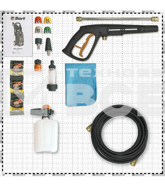 Минимойка Bort BHR-2700-PRO 2500Вт (93416121)
