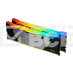 Оперативная память Kingston Fury Renegade, DDR4, 64GB (2x32GB), 3600MHz, CL18, радиатор, RGB, чёрный/серебристый, фото4