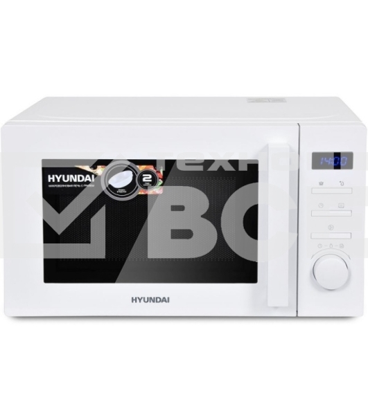 Микроволновая печь Hyundai HYM-M2060 белый, 20 л, 700 Вт, переключатели - кнопки/поворотный механизм