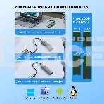 Корпус для SSD Vention USB 3.1 Gen 2-C M.2 NGFF (B-Key/B&M Key) Серый, фото19