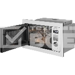 Микроволновая печь встраиваемая Hyundai HBW 2544 WG белый, 25 л, 900 Вт, переключатели - кнопки/поворотный механизм, фото5