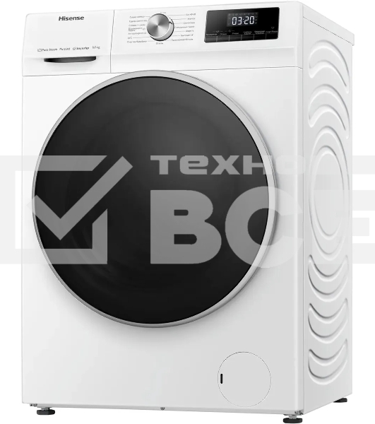 Стиральная машина Hisense WDQA8014VM класс: A загр.фронтальная макс.:8кг (с сушкой) белый