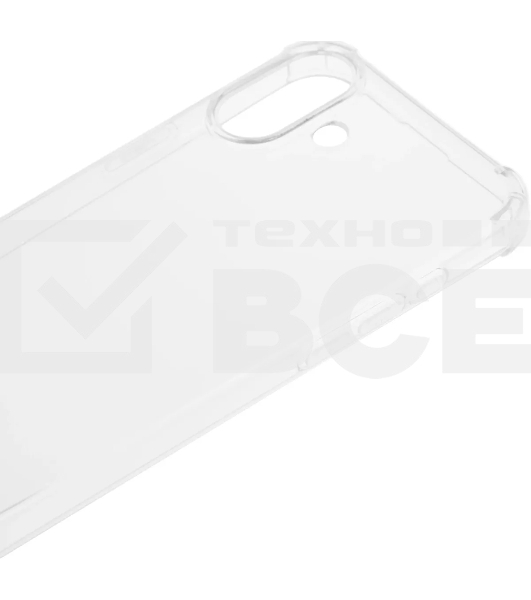 Чехол (клип-кейс) BoraSCO для Apple iPhone 16 Plus Bumper Case прозрачный (73520)