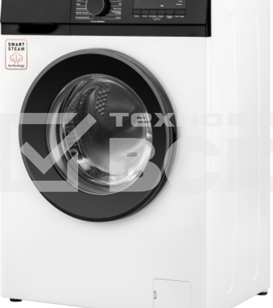 Стиральная машина Weissgauff WM 45106 Steam белая, загрузка фронтальная 6кг, 1000 об/мин., класс: A+