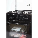 Плита комбинированная VESTA Valencia VGE 50 10-E черный, конфорок 4 газовых, духовка 52 л, 50 см x 85 см x 57 см, фото7