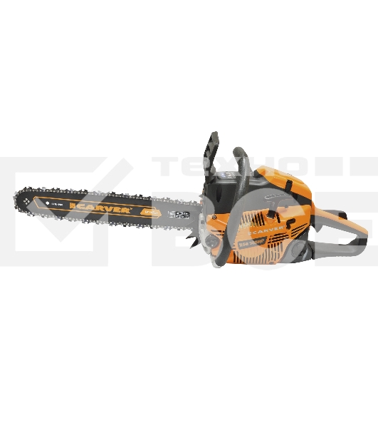 Пила бензиновая CARVER RSG 358MF [01.004.00060] (Металл.стартер, целлюлозный фильтр; 18', цепь PROFI 0,325-1,5-72зв.)