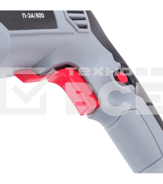 Перфоратор ПОБЕДА П-24/800, SDS+, 800Вт, 1200об/мин, 5300уд/мин, макс. диаметр бурения 24мм, дополнительная рукоятка, глубиномер, кейс