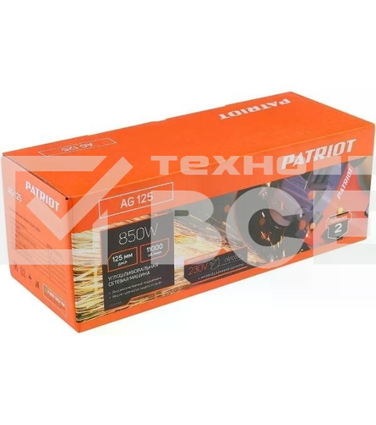 Машина шлифовальная угловая Edon AG-125/1000D