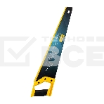 Ножовка по дереву Deli DL6850 500мм Материал: 65Mn. Термообработанная поверхность. Зубья пилы: 7 TPI. Шлифовка зубов с 2-х сторон. Литая ручка из двухкомпонентного противоударного пластика., фото3