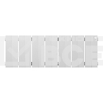 Радиатор биметаллический Royal Thermo PianoForte 300 белый - 14 секц., фото2