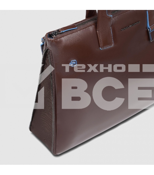 Сумка для ноутбука Piquadro Blue Square CA4021B2/MO коричневый натур.кожа