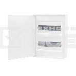 Щиток DKC F24W1WW 24 мод настенный с бел. дверцей с 4 шинами PEN (2шт на 8 отв. и 2шт на 6 отв) белый, фото3