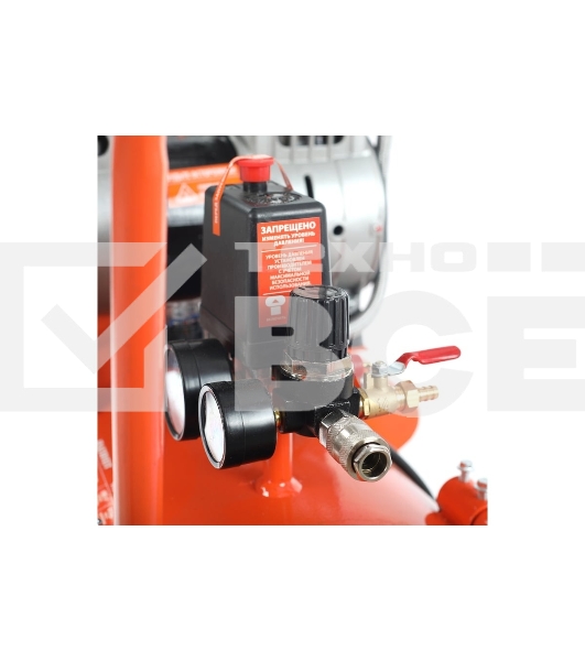 Компрессор Patriot поршневой безмасляный WO 100-440, 440 л/мин, 8 бар, 2500 Вт, 100 л, быстросъем и 