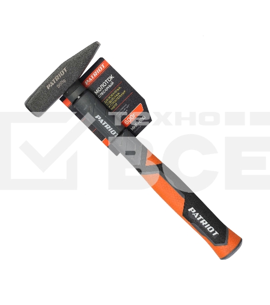 Молоток слесарный Patriot MHF-600 с фиберглассовой рукояткой, 600г