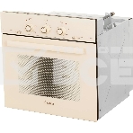 Встраиваеммый газовый духовой шкаф Gefest ДГЭ 621-01 В1, 52л, дверца с 2 стеклами, кремовый, фото15