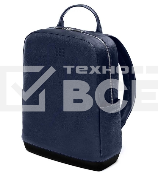 Рюкзак Moleskine Classic Leather ET84BKB20 синий натур.кожа