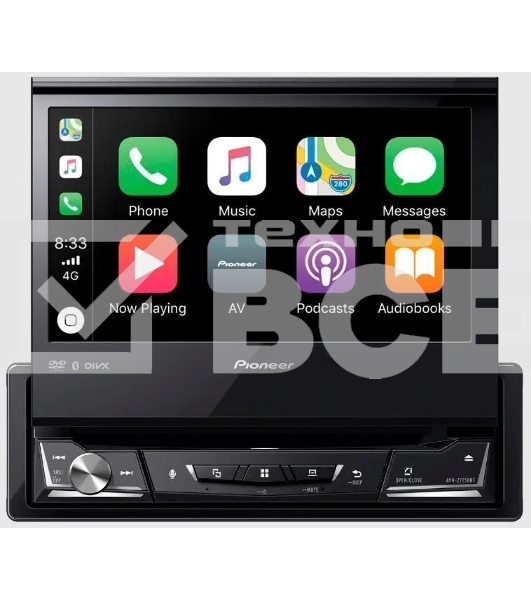 Автомагнитола CD DVD Pioneer AVH-Z7250BT 2DIN 4x50Вт