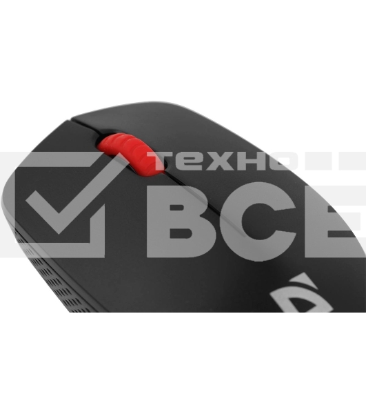 Мышь беспроводная Defender Tiana MB-055 черный, 1000 dpi, радиоканал, USB, кнопки - 3