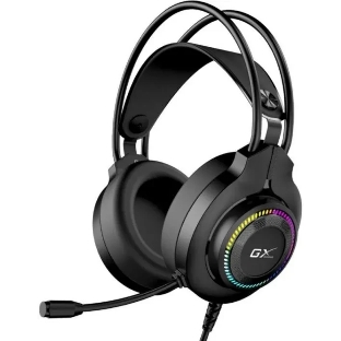 Гарнитура Genius HS-GX580U чёрный, проводная, USB, подсветка