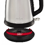 Электрочайник Tefal KI270D30 серебристый, 1.7 л, 2400 Вт, скрытый нагревательный элемент, фото2