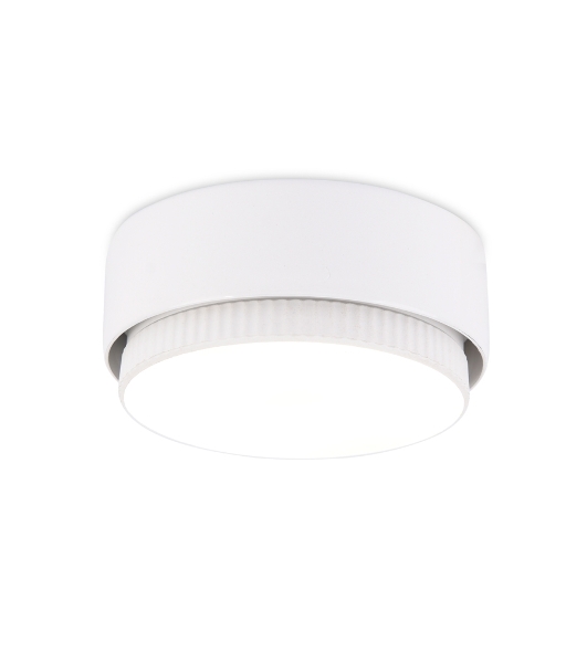 Светильник накладной G102 WH белый GX53 D82*25