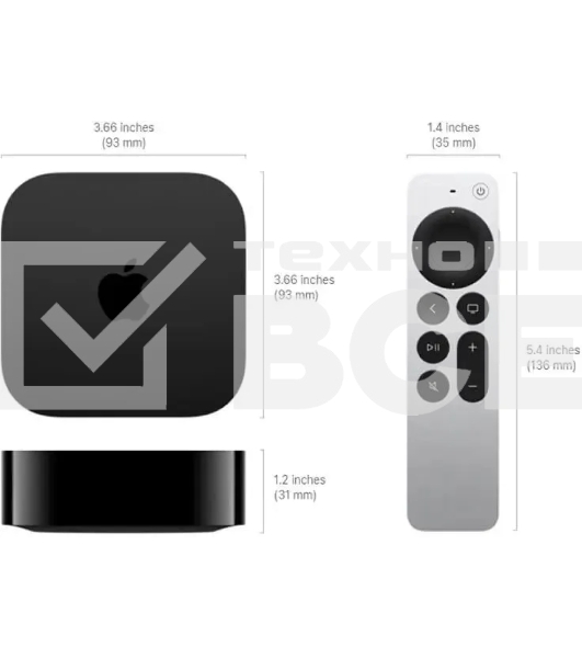ТВ-приставка Apple TV 4K 128Gb