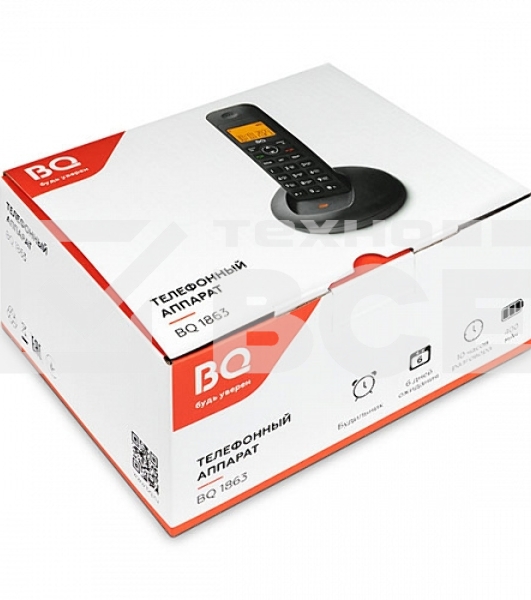 Радиотелефон DECT BQ 1863 черный