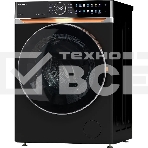 Стирально-сушильная машина HIBERG i-DDQ10 - 10714 B черный матовый загр. фронтальная макс.: 10,5 кг 1400 об/мин класс: А+++, фото3