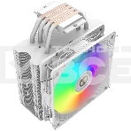 Кулер для процессора Alseye N120-W белый, 120 мм, алюминий/медь, 1800 об/мин, 4 pin, 180 Вт, 156 мм, фото3