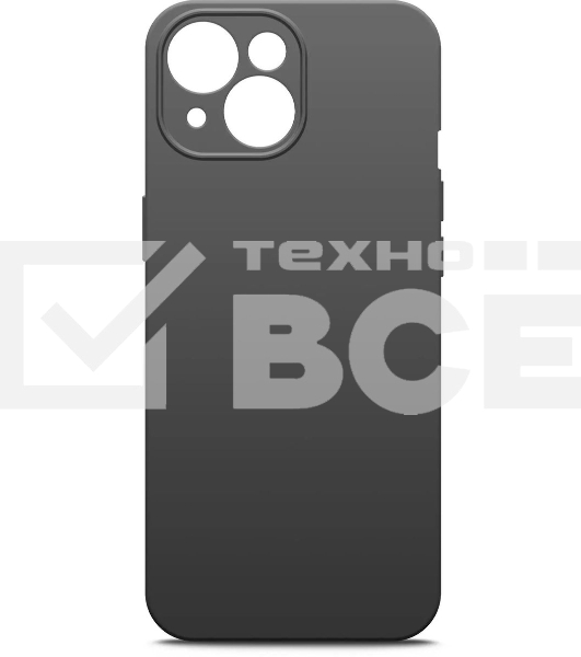 Чехол (клип-кейс) BoraSCO для Apple iPhone 15 черный (72433)