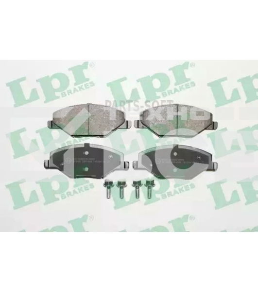 Колодки тормозные передние LPR 05P1795, комплект