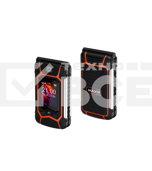 Мобильный телефон Maxvi E10ds оранжевый